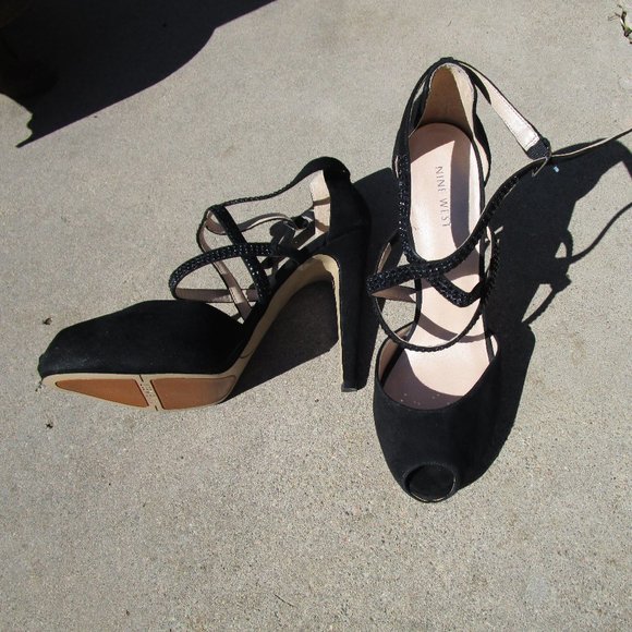 Womens strappy heels size 10 by Nine west - Picture 1 of 8